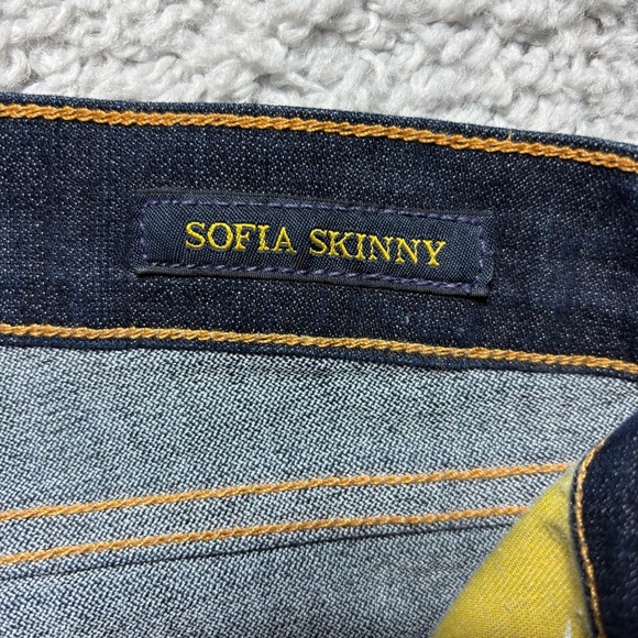 Lucky Brand Jeans Womens 12 Sofia Skinny Dark Wash Mid Rise Classic Clean Denim - Picture 3 of 6